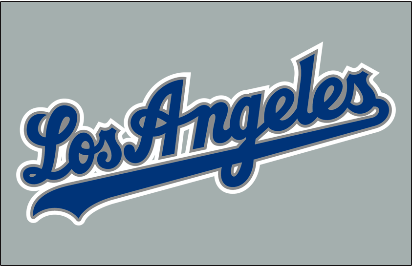 Los Angeles Dodgers 2002-2006 Jersey Logo fabric transfer